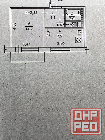 1 комн. квартира "дс дружба" Донецк - изображение 11