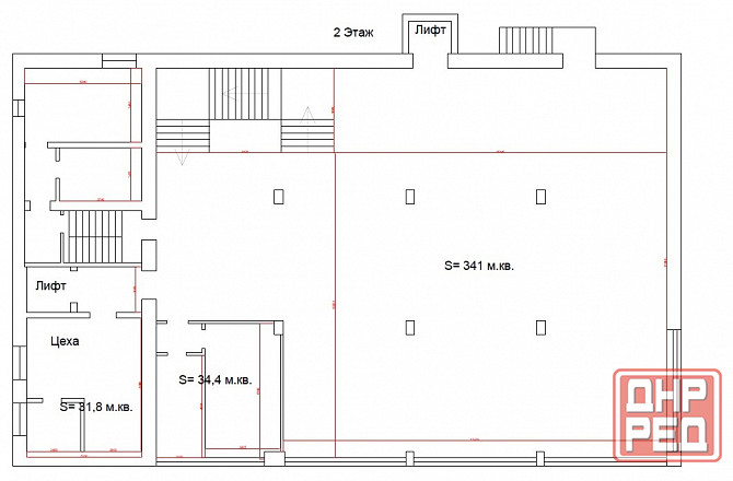Аренда коммерческого помещения, 407.2 м. (2 этаж) Макеевка - изображение 3