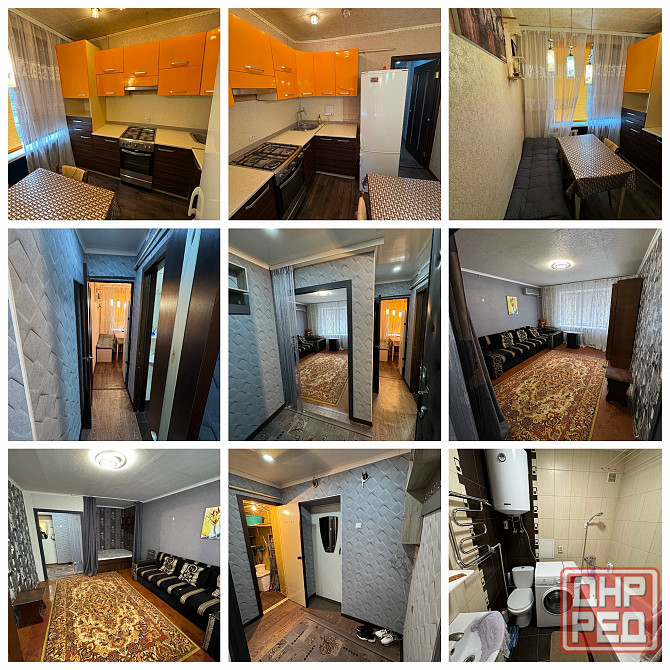 1к ост. 3-5 этаж 2/9 с мебелью Макеевка - изображение 1