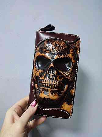 Клатч-кошелек из натуральной кожи ручной работы Донецк