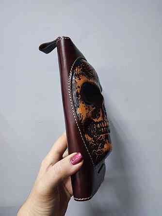 Клатч-кошелек из натуральной кожи ручной работы Донецк