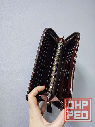 Клатч-кошелек из натуральной кожи ручной работы Донецк - изображение 4