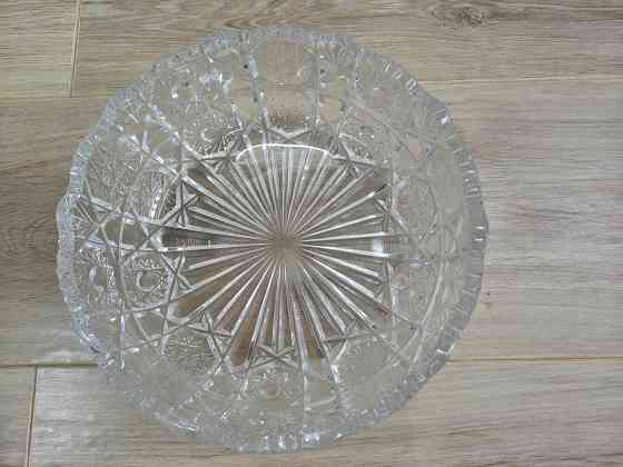 Хрустальные салатники круглые. Набор из 3 единиц Донецк