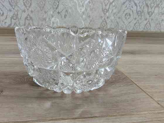 Хрустальные салатники круглые. Набор из 3 единиц Донецк