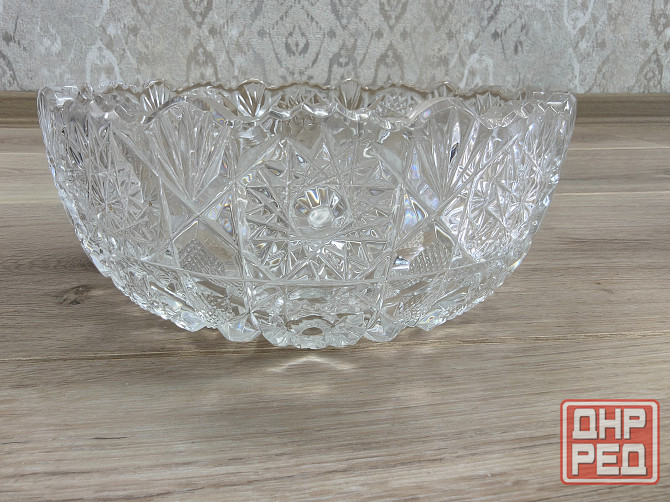 Хрустальные салатники круглые. Набор из 3 единиц Донецк - изображение 3