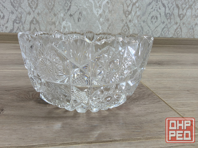 Хрустальные салатники круглые. Набор из 3 единиц Донецк - изображение 5