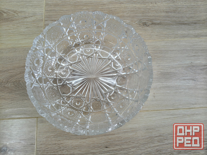 Хрустальные салатники круглые. Набор из 3 единиц Донецк - изображение 2
