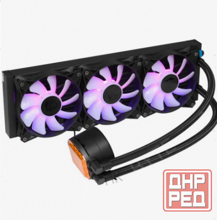 Система (арт:арт-4850) водяная охлаждения Msi Mag Coreliquid E360 черная Донецк - изображение 2