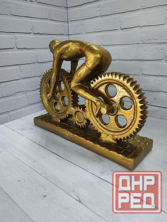 Сувенирная фигура ручной работы "Путь к успеху" 25 см (алюминий) Донецк - изображение 3