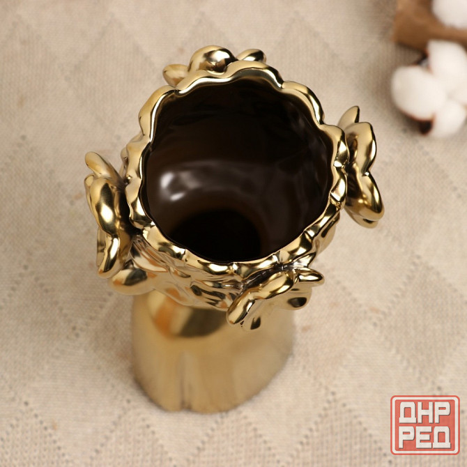 Оригинальная керамическая ваза-кашпо-фигура (ручная работа) - 23х10х12 см Донецк - изображение 5