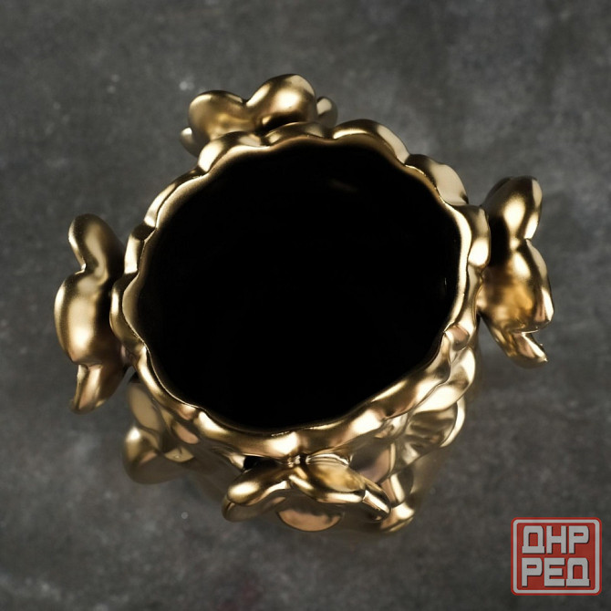 Оригинальная керамическая ваза-кашпо-фигура (ручная работа) - 23х10х12 см Донецк - изображение 4