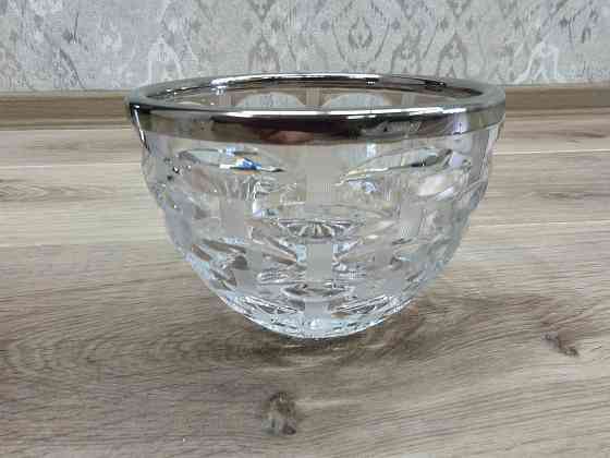 Хрустальные вазы круглые Донецк