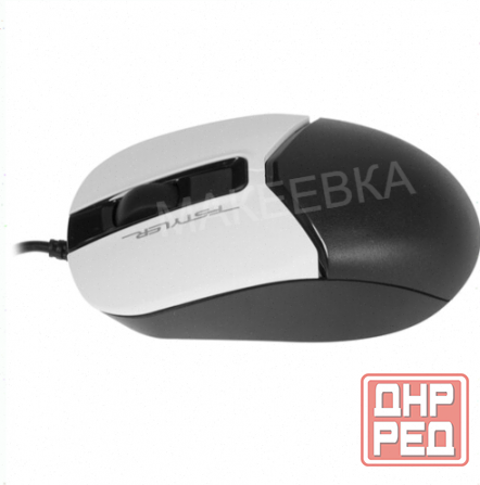 Мышь [арт-3435] проводная A4tech Fstyler Fm12 черный Донецк - изображение 4