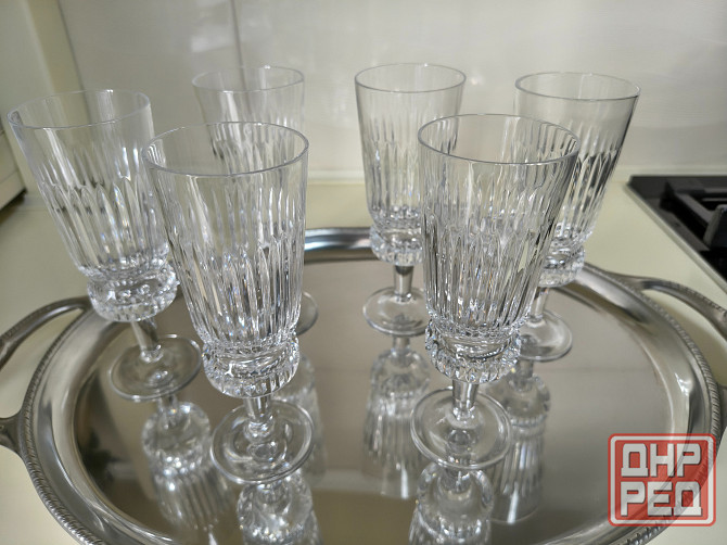 Хрустальные фужеры на ножке Донецк - изображение 6