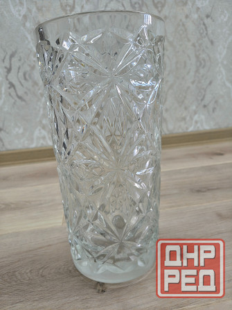 Хрустальные вазы для цветов, пепельница, Рог Изобилия Донецк - изображение 1
