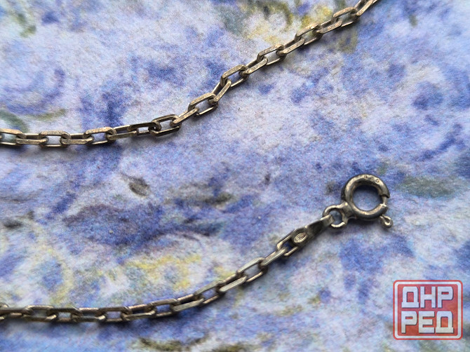 Серебряная цепочка б/у 56,5 см Донецк - изображение 3