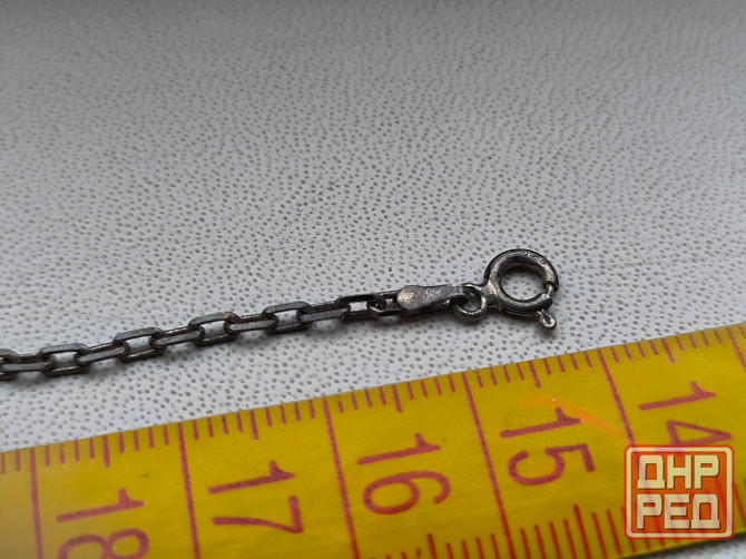 Серебряная цепочка б/у 56,5 см Донецк - изображение 6