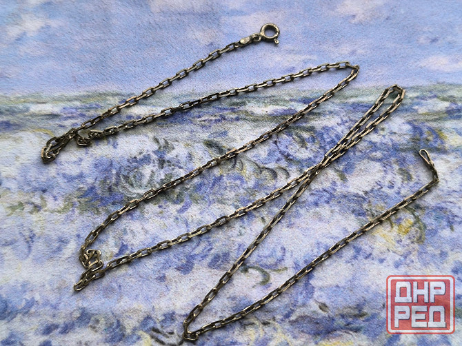 Серебряная цепочка б/у 56,5 см Донецк - изображение 8