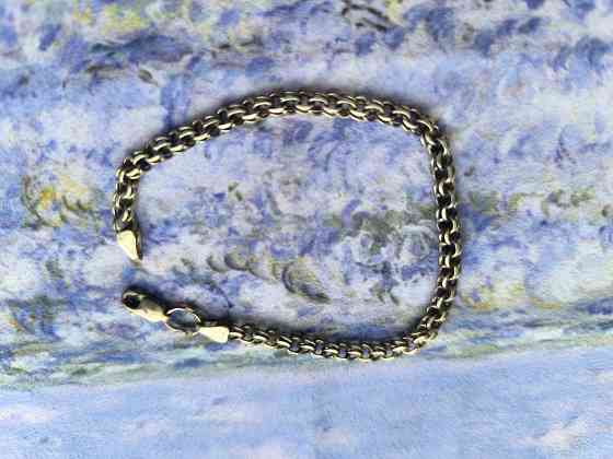 Серебряный браслет 18 см б/у Донецк