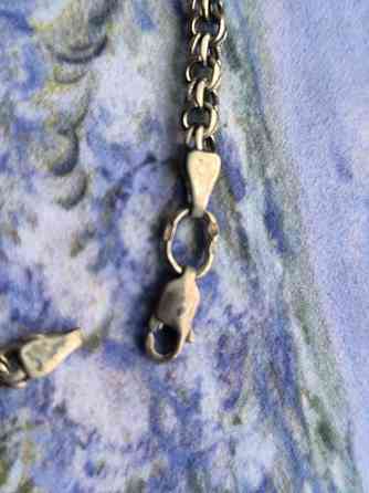 Серебряный браслет 18 см б/у Донецк