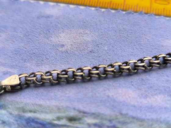 Серебряный браслет 18 см б/у Донецк