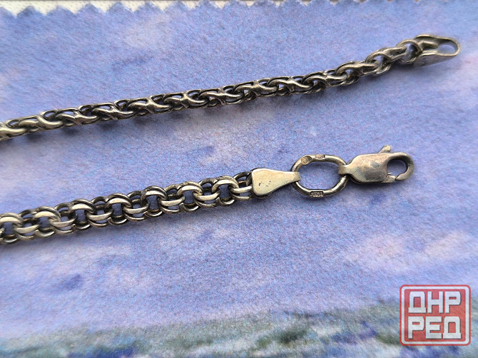 Серебряный браслет 18 см б/у Донецк - изображение 7