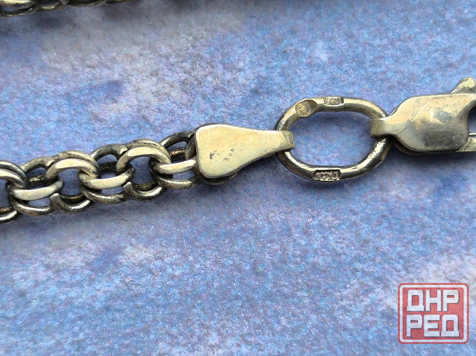 Серебряный браслет 18 см б/у Донецк - изображение 8