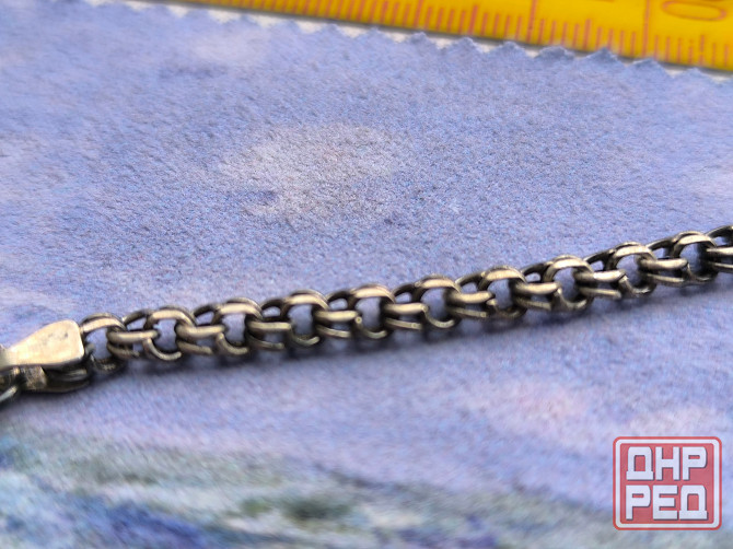 Серебряный браслет 18 см б/у Донецк - изображение 6