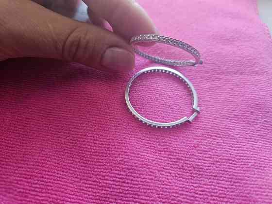 Серьги белое золото конго ( 585) Донецк