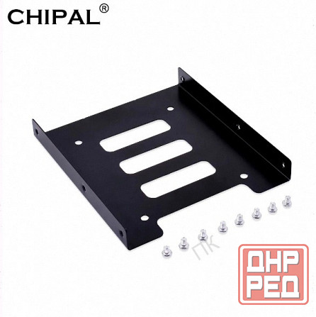Крепление (арт-3703) для 2.5" Ssd / Hdd 2.5" в отсек 3.5" (салазки) Донецк - изображение 1