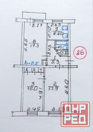 Продаётся 3-к квартира в Приморском районе. Проспект Строителей,32, ориентир - Морской лицей. Мариуполь - изображение 10