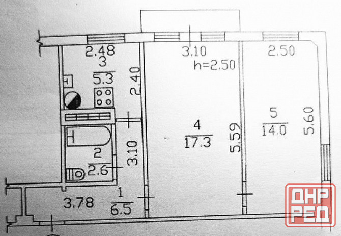 2-комнт., Под ремонт, ул. Багратиона Донецк - изображение 10