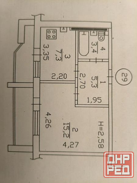 Продается 1-но комн. кв-ра г.Донецк, Киевский р-н, ул.Артема Донецк - изображение 1