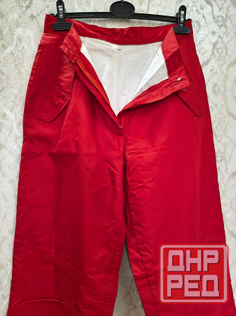 Брюки красные стильные, утепленные. Новые Донецк - изображение 3