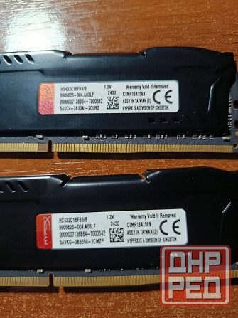Kingston HyperX Fury 16GB DDR4 (2x8) 3200MHz Донецк - изображение 3