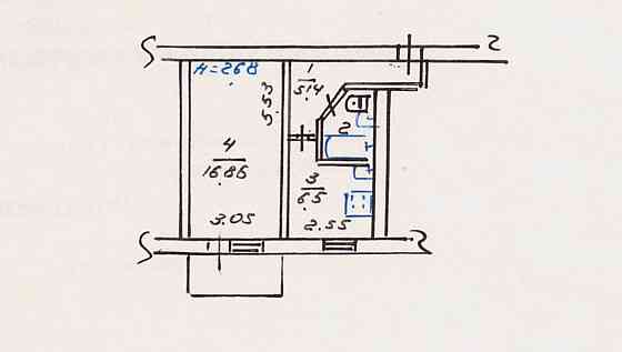 1 комнатная квартира Мариуполь