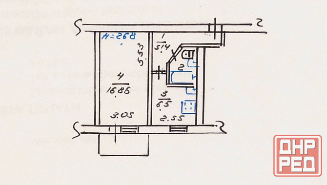 1 комнатная квартира Мариуполь - изображение 5
