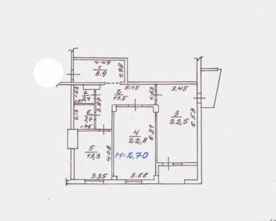 2 комнатная квартира Мариуполь