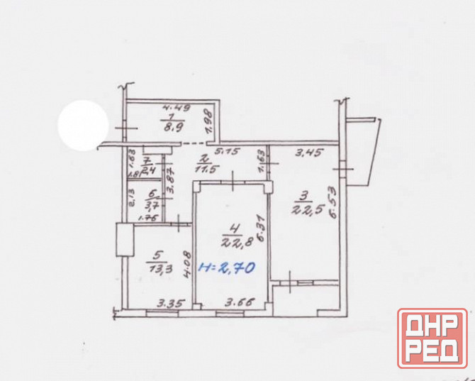 2 комнатная квартира Мариуполь - изображение 5
