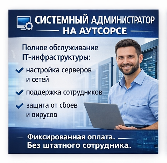 Системный администратор на аутсорсе Донецк