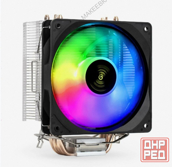 Кулер (ар:арт-9232) Exegate Wizard Exx400v2-Pwm.Frgb (Al+Cu, 4 тепл.трубки, Lga775/1150/1151/1155/11 Донецк - изображение 1