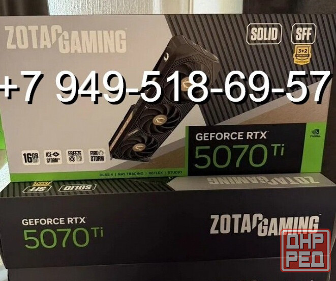 Zotac RTX 5070 Ti Gaming Solid SFF Донецк - изображение 1