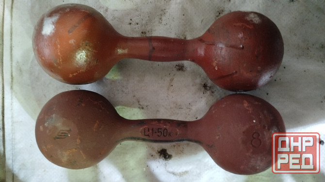 Гантели по 8 ег Донецк - изображение 1