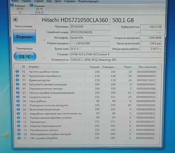 Hdd Toshiba, Hitachi 500gb Донецк