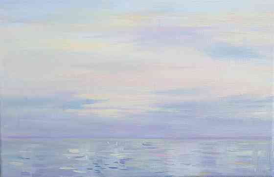 Авторская картина "Рассвет на море" Донецк