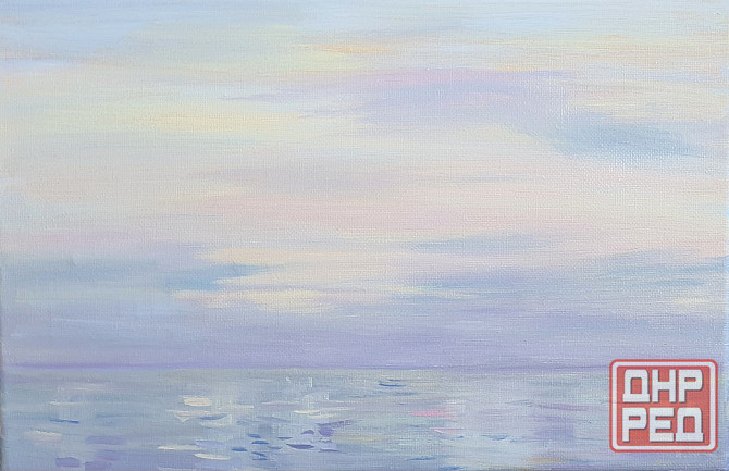 Авторская картина "Рассвет на море" Донецк - изображение 1