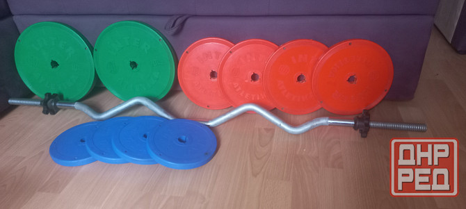 Продам штангу-56 кг Донецк - изображение 1