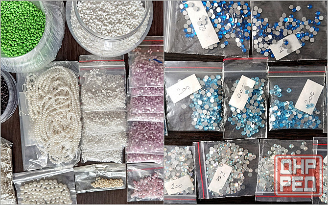 Бисер и клеевые стразы. Донецк - изображение 1