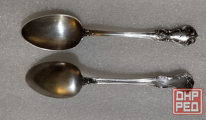 европейские серебряные десертные ложки Донецк - изображение 1
