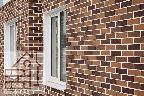 Гибкий кирпич на сетке с защитной пленкой Донецк